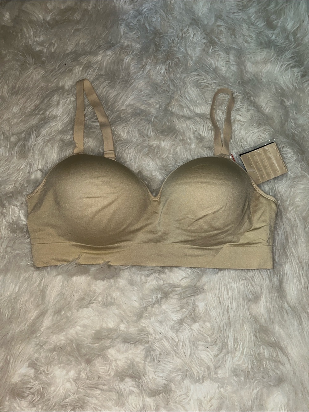 Seamless Nude Convertible Bra with Removable Straps